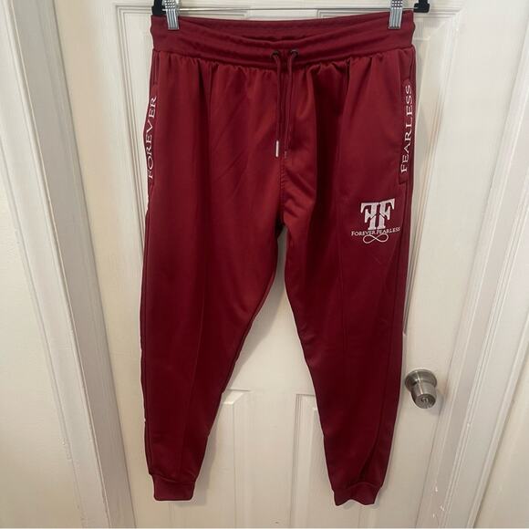 BraveHeart Burgundy Luxury Jogger Set - Picture 10 of 13